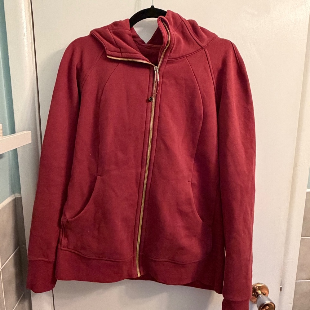 ❌ SOLD ❌ Lululemon Scuba Full Zip Hoodie  Size 12